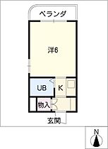 ハウス太平  ｜ 愛知県名古屋市天白区平針2丁目（賃貸マンション1K・1階・18.60㎡） その2