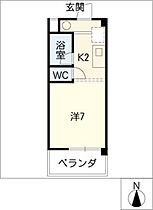 コスモス御前場  ｜ 愛知県名古屋市天白区御前場町（賃貸マンション1K・1階・21.85㎡） その2