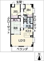 グランドハイツ中平  ｜ 愛知県名古屋市天白区中平5丁目（賃貸マンション3LDK・4階・71.30㎡） その2