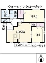 リビングタウン荒池Ｃ棟  ｜ 愛知県名古屋市天白区平針南4丁目（賃貸アパート2LDK・2階・64.27㎡） その2