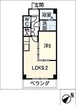 ジョイフィールド  ｜ 愛知県日進市赤池南1丁目（賃貸マンション1LDK・2階・35.08㎡） その2