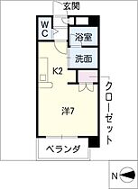 レジェンド21  ｜ 愛知県名古屋市天白区平針1丁目（賃貸マンション1K・1階・24.84㎡） その2