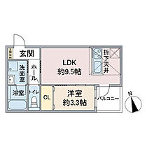 LIBRE　COURT　HIRABARI 102 ｜ 愛知県名古屋市天白区平針4丁目1502（賃貸アパート1LDK・1階・33.94㎡） その2