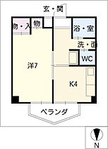 アールグラン天白 301 ｜ 愛知県名古屋市天白区池場5丁目604（賃貸マンション1DK・3階・28.00㎡） その2