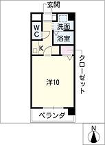 マ・メゾン池場 305 ｜ 愛知県名古屋市天白区池場5丁目1003（賃貸マンション1K・3階・29.20㎡） その2