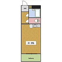 ヴィラ・シャルダン 2D ｜ 愛知県名古屋市天白区植田山4丁目1201（賃貸マンション1R・2階・20.40㎡） その2