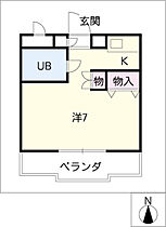 グレイス桜  ｜ 愛知県名古屋市天白区植田本町2丁目1009（賃貸マンション1R・1階・19.80㎡） その2