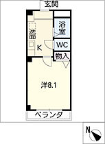 KDY-I 106 ｜ 愛知県名古屋市天白区植田西2丁目2106番地（賃貸マンション1K・1階・24.96㎡） その2