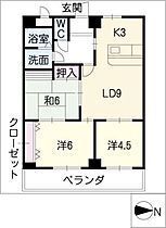 サンピアII  ｜ 愛知県名古屋市天白区植田東3丁目（賃貸マンション3LDK・4階・72.00㎡） その2