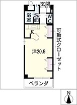 アクシスヨーロッパ弐番館  ｜ 岐阜県岐阜市花沢町5丁目（賃貸マンション1R・4階・43.49㎡） その2