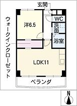 Ｙ’ｓ　ＳｔａｇｅWAKAMIYA  ｜ 岐阜県岐阜市若宮町8丁目（賃貸マンション1LDK・5階・43.68㎡） その2