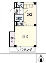 サンライズホーム鍵屋  ｜ 岐阜県岐阜市鍵屋東町3丁目（賃貸マンション1DK・1階・39.84㎡） その2