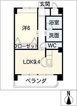 Ｔ’ｓ　ｉｏｒｉ  ｜ 岐阜県岐阜市庵町（賃貸マンション1LDK・8階・40.02㎡） その2