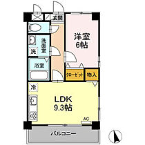 マルシェ・トヨカワ 303 ｜ 岐阜県岐阜市寿町7丁目36（賃貸マンション1LDK・3階・40.00㎡） その2