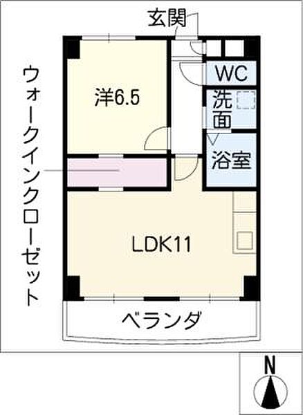 Ｙ’ｓ　ＳｔａｇｅWAKAMIYA ｜岐阜県岐阜市若宮町8丁目(賃貸マンション1LDK・7階・43.68㎡)の写真 その2