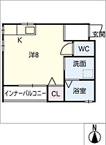 Ｖｉｌｌａ　Ｒｅｇｉｎａ  ｜ 岐阜県岐阜市一松道2丁目（賃貸アパート1R・2階・23.60㎡） その2