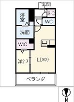 シャーメゾン　サンク  ｜ 岐阜県岐阜市加納西広江町1丁目（賃貸マンション1LDK・3階・33.97㎡） その2