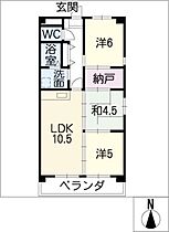 ＵＳＡ　ＣＯＵＲＴ　ＥＡＳＴ  ｜ 岐阜県岐阜市宇佐3丁目（賃貸マンション3LDK・2階・61.60㎡） その2