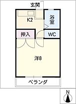 ドエルＫＭ・II  ｜ 岐阜県岐阜市月丘町3丁目（賃貸マンション1K・3階・22.00㎡） その2