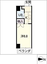 ルミエール元町  ｜ 岐阜県岐阜市元町2丁目（賃貸マンション1K・6階・19.20㎡） その2