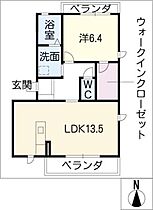 Ｌｅ　Ｐｒｕｎｉｅｒ　Ａ棟  ｜ 岐阜県岐阜市鶴田町1丁目（賃貸マンション1LDK・3階・51.00㎡） その2