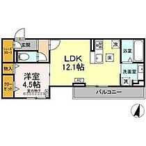 D-ROOM徹明通 102 ｜ 岐阜県岐阜市徹明通8丁目1番1、1番2(地番)（賃貸アパート1LDK・1階・43.63㎡） その1