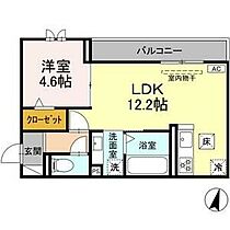 D-ROOM徹明通 101 ｜ 岐阜県岐阜市徹明通8丁目1番1、1番2(地番)（賃貸アパート1LDK・1階・40.32㎡） その1