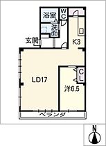 ＴＯＯＬ　ＰＬＡＮＥＴ  ｜ 岐阜県岐阜市東金宝町4丁目（賃貸マンション1LDK・2階・57.82㎡） その2