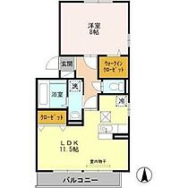 グレイス SD 101 ｜ 岐阜県岐阜市今嶺1丁目27番16号（賃貸アパート1LDK・1階・49.21㎡） その2