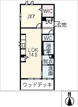 ウノディローロ  ｜ 岐阜県岐阜市玉姓町2丁目（賃貸マンション1LDK・1階・56.59㎡） その2