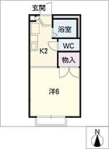 ミノルハイツ  ｜ 岐阜県岐阜市西川手6丁目（賃貸アパート1K・2階・19.96㎡） その2