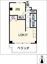 シーバンス  ｜ 岐阜県岐阜市江添2丁目（賃貸マンション1LDK・3階・50.11㎡） その2