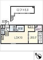 N・BLOOM APARTMENT  ｜ 岐阜県岐阜市六条南3丁目（賃貸アパート1LDK・1階・36.63㎡） その2