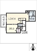 シャーメゾンステージ茜部本郷  ｜ 岐阜県岐阜市茜部本郷1丁目（賃貸マンション1LDK・2階・48.35㎡） その2