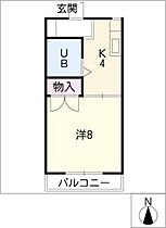 コーポ山田II  ｜ 岐阜県瑞穂市稲里（賃貸マンション1K・2階・25.00㎡） その2