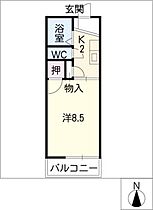 コーポＯII  ｜ 岐阜県瑞穂市穂積（賃貸アパート1K・1階・24.00㎡） その2