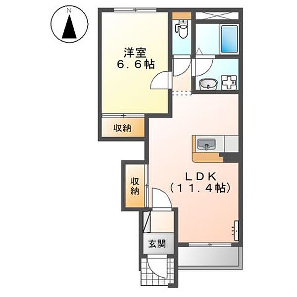 グランコート ｜岐阜県関市肥田瀬(賃貸アパート1LDK・1階・44.52㎡)の写真 その22