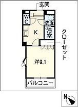 センターヒルズ（ＣＥＮＴＥＲ　ＨＩＬＬＳ  ｜ 岐阜県美濃加茂市蜂屋町上蜂屋（賃貸アパート1K・1階・30.96㎡） その2