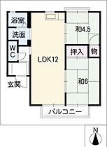 メゾン伏屋  ｜ 岐阜県羽島郡岐南町八剣1丁目（賃貸アパート2LDK・2階・47.96㎡） その2