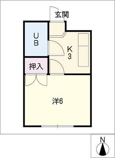 シャンポール岐南 ｜岐阜県羽島郡岐南町下印食3丁目(賃貸マンション1K・2階・18.00㎡)の写真 その2