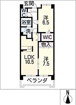 ツインハイツオオヒガシ  ｜ 岐阜県羽島郡岐南町野中3丁目（賃貸マンション2LDK・3階・58.32㎡） その2