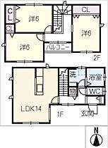 Ｃａｓａ琴塚　Ｄ棟  ｜ 岐阜県岐阜市琴塚3丁目（賃貸一戸建3LDK・2階・81.97㎡） その2