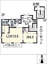 リバーハーフハイツIII　Ｂ棟  ｜ 岐阜県岐阜市北一色7丁目（賃貸アパート1LDK・2階・63.44㎡） その2