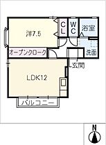 グレース樹木 201 ｜ 岐阜県岐阜市水海道2丁目1番27号（賃貸アパート1LDK・2階・50.39㎡） その2