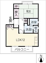 ＨＡＬＵ－ＨＯＵＳＥ　Ａ  ｜ 岐阜県岐阜市野一色6丁目（賃貸アパート1LDK・1階・42.72㎡） その2