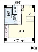 メゾン川崎  ｜ 岐阜県岐阜市切通4丁目（賃貸マンション1R・3階・36.00㎡） その2