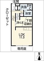 Ｓｏｌｉｄ  ｜ 岐阜県羽島郡笠松町門間（賃貸アパート1LDK・1階・41.40㎡） その2