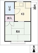 コーポクレール  ｜ 岐阜県岐阜市折立（賃貸アパート1K・2階・19.80㎡） その2