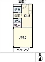 ハイツ樹  ｜ 岐阜県岐阜市鷺山東2丁目（賃貸マンション1DK・3階・30.00㎡） その2