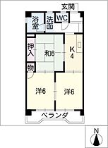 丸国ビル  ｜ 岐阜県岐阜市福光南町（賃貸マンション3K・4階・48.60㎡） その2